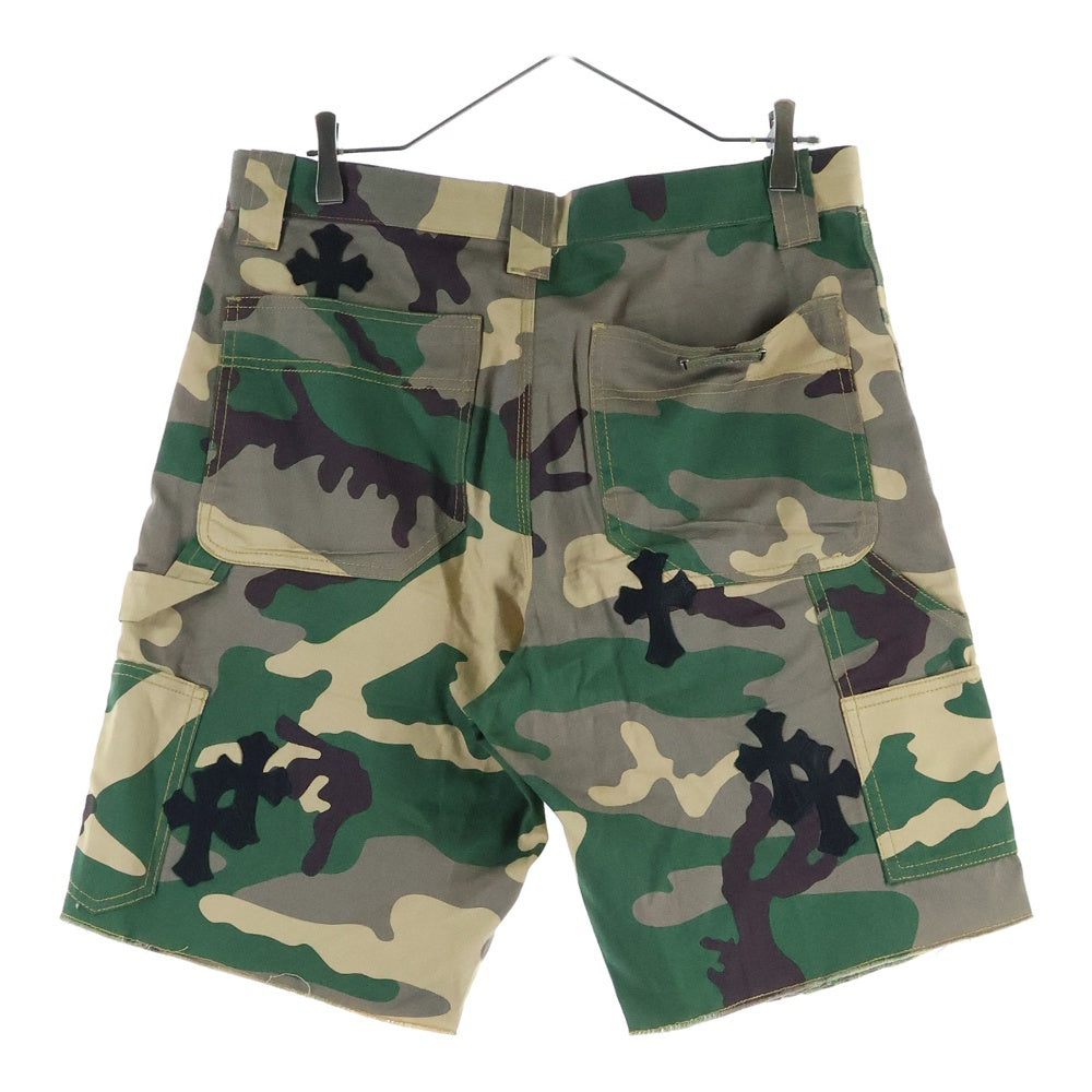 CHROME HEARTS(クロムハーツ) ×MATTY BOY PPO SEXRCD CARPENTER HALF PANTS ×マッティ ボーイ セックスレコード カーペンター ハーフパンツ カモフラージュ グレー