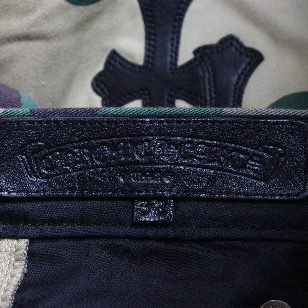 CHROME HEARTS(クロムハーツ) ×MATTY BOY PPO SEXRCD CARPENTER HALF PANTS ×マッティ ボーイ セックスレコード カーペンター ハーフパンツ カモフラージュ グレー