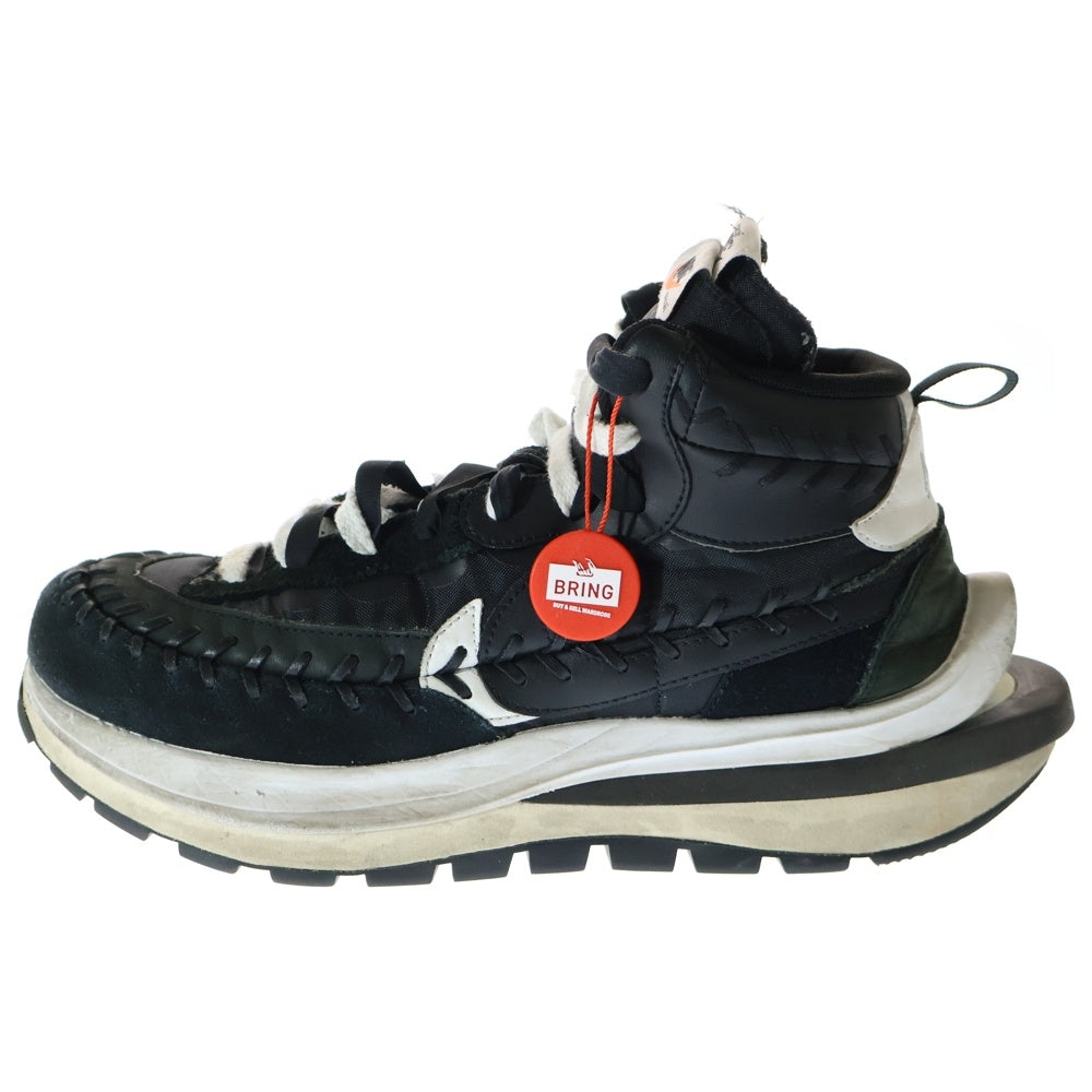 NIKE(ナイキ) ×sacai ×JEAN-PAUL GAULTIER V POR WAFFLE MIX×サカイ ×ジャンポールゴルチエヴェイパー ワッフル ローカットスニーカー ブラック US9.5/27.5cm DH9186-001