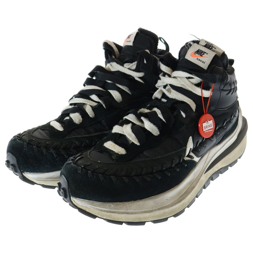 NIKE(ナイキ) ×sacai ×JEAN-PAUL GAULTIER V POR WAFFLE MIX×サカイ ×ジャンポールゴルチエヴェイパー ワッフル ローカットスニーカー ブラック US9.5/27.5cm DH9186-001
