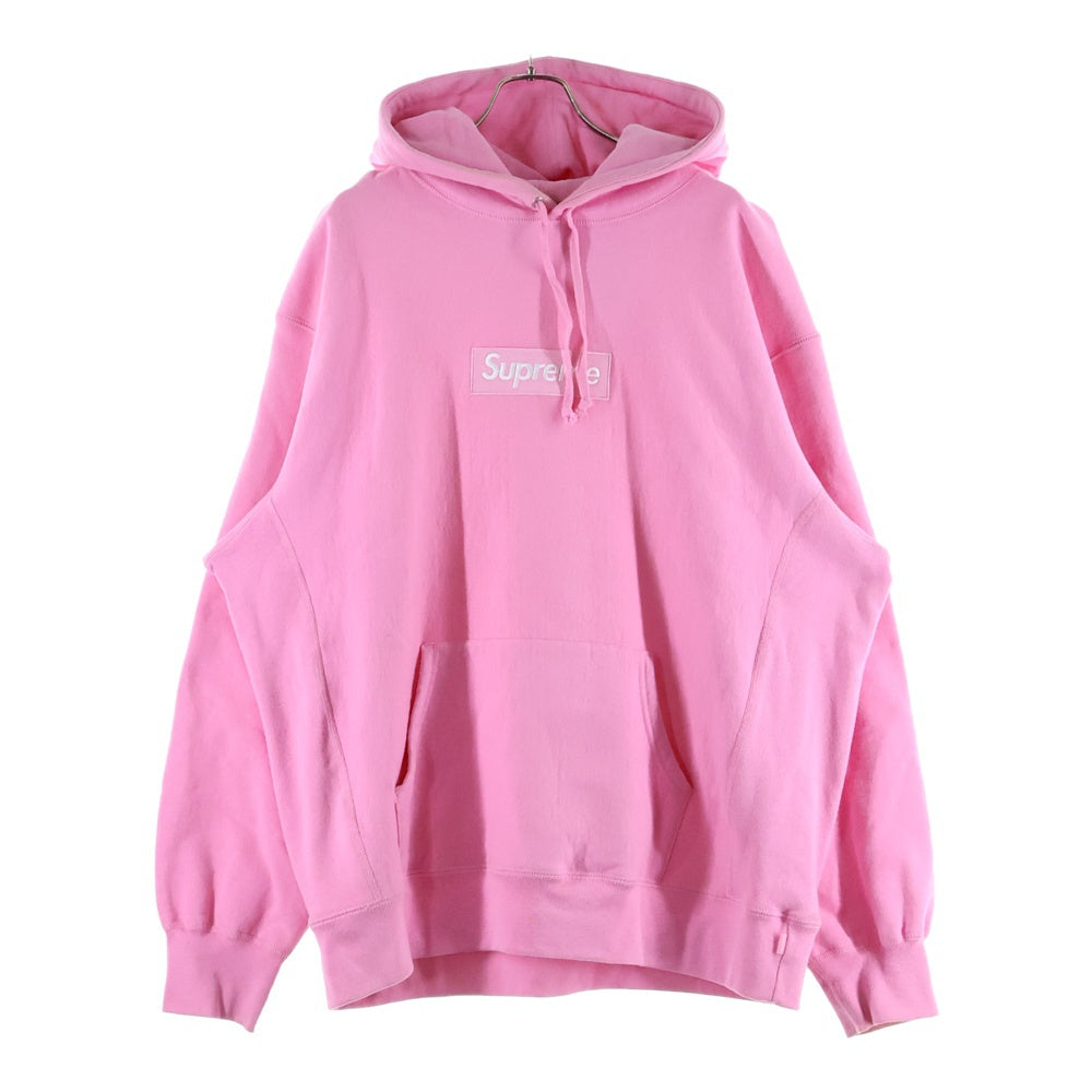 SUPREME(シュプリーム) 21AW Box Logo Hooded Sweatshirt ボックスロゴフーデッドパーカー ピンク