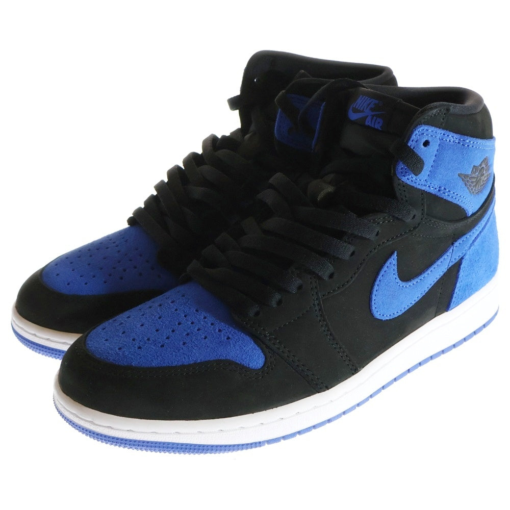 NIKE(ナイキ) AIR JORDAN1 RETRO HIGH OG ROYAL REIMAGINED DZ5485-042 エアジョーダン1 レトロ ロイヤル リイマジンド ハイカットスニーカー ブルー/ブラック US9.5/27.5cm