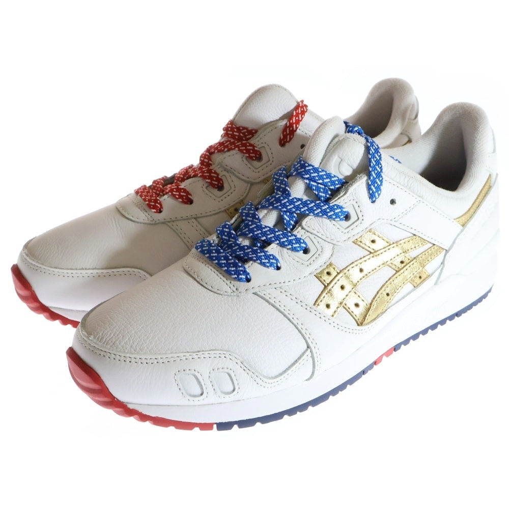 ASICS(アシックス) ×Ronnie Fieg Gel-Lyte III Tokyo Trio Super Gold 1203A044-100 ×ロニーファイグ ゲルライト スリー ローカットスニーカー 27.5cm ホワイト