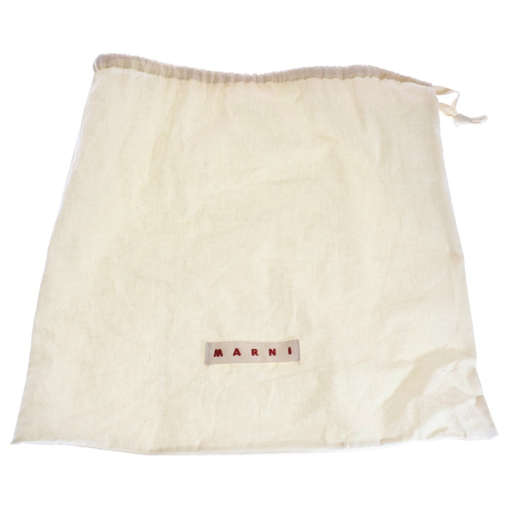 MARNI(マルニ) TRUNKAROO TRAPEZE BACKPACK ZAMP0018U0P6948 トランカルー レザーバッグパック ブラック