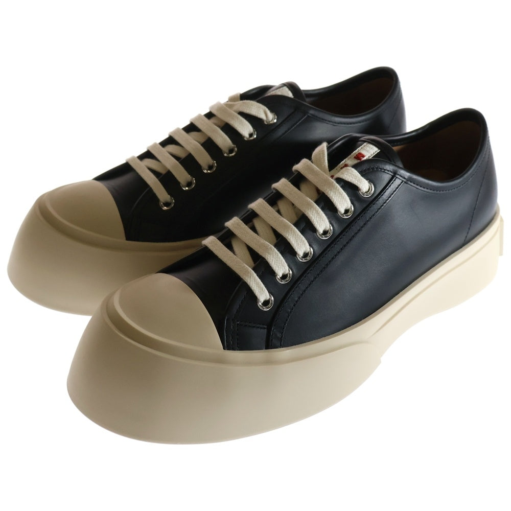 MARNI(マルニ) PABLO ロートップ レースアップレザースニーカー SNZU002002P272200N99 ブラック