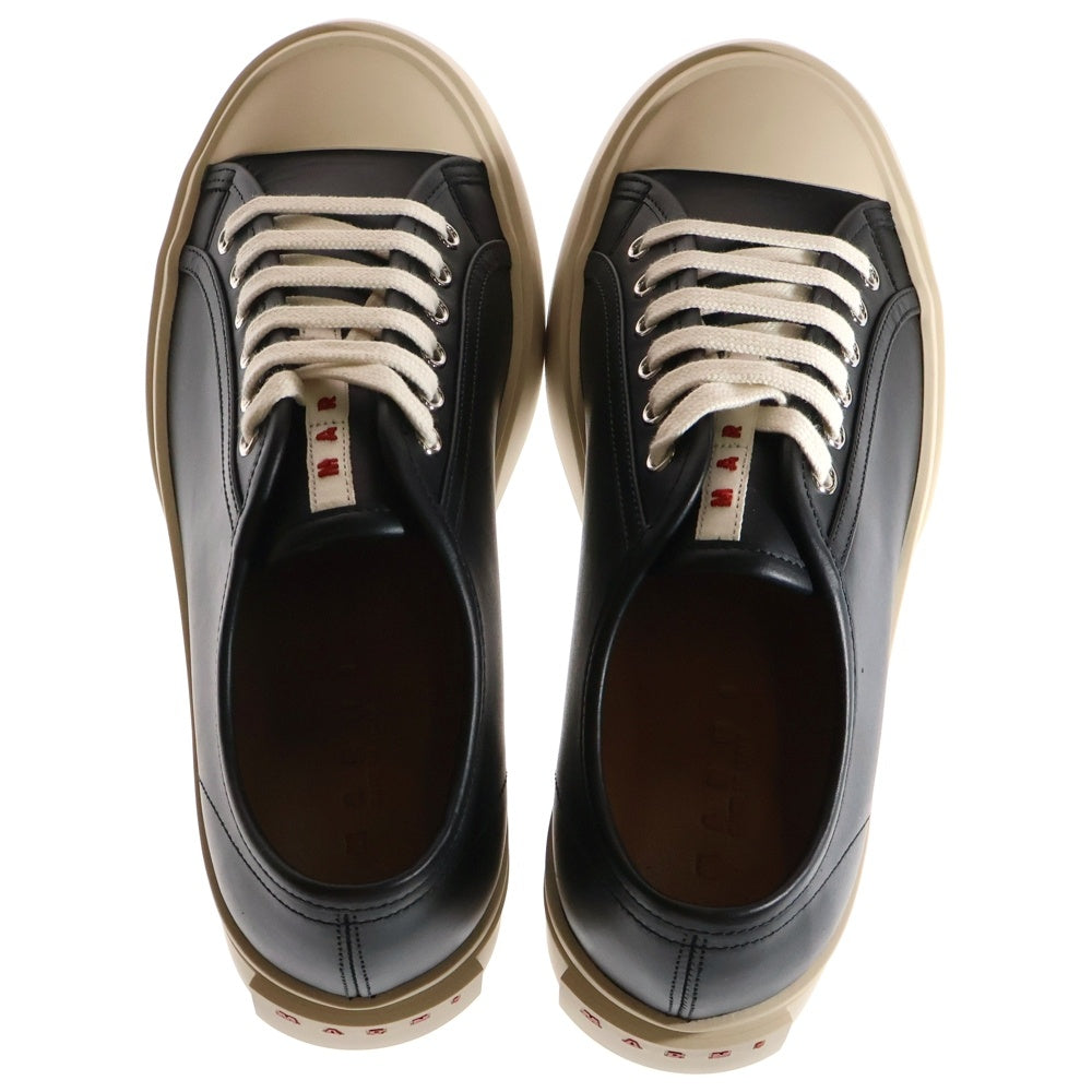 MARNI(マルニ) PABLO ロートップ レースアップレザースニーカー SNZU002002P272200N99 ブラック