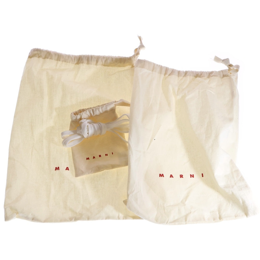 MARNI(マルニ) PABLO ロートップ レースアップレザースニーカー SNZU002002P272200N99 ブラック