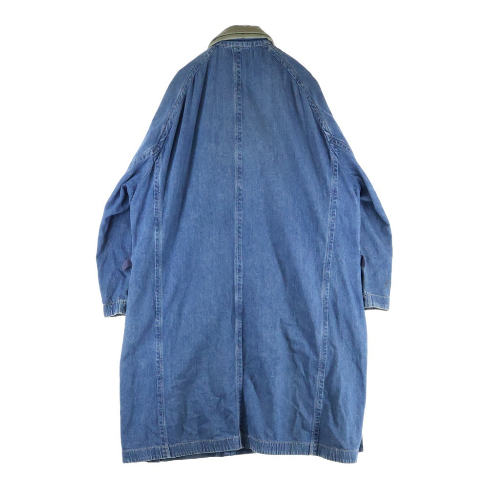 Sacai(サカイ) 23SS ドッキング デニム ミリタリーロングコート 23ー02998M インディゴ
