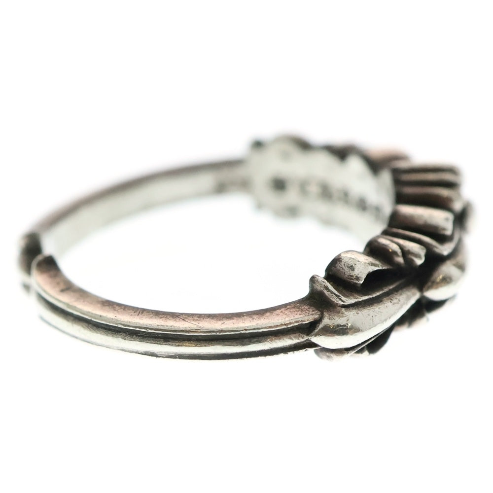 CHROME HEARTS(クロムハーツ) BABY CLSC ベイビークラシックダブルフローラルリング シルバー
