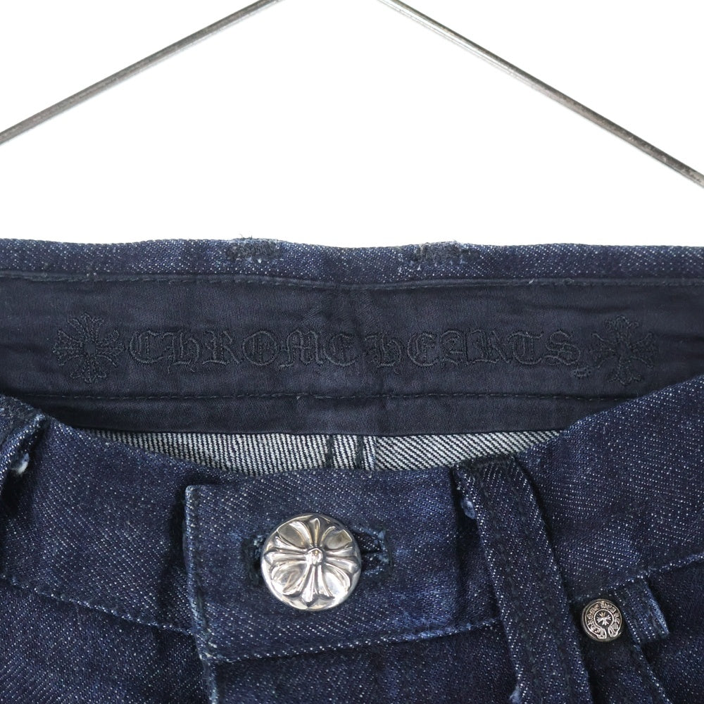 CHROME HEARTS(クロムハーツ) DENIM STRAIGHT PANTS 5POCKET デニムストレートパンツ5ポケット JVPタグ インディゴ