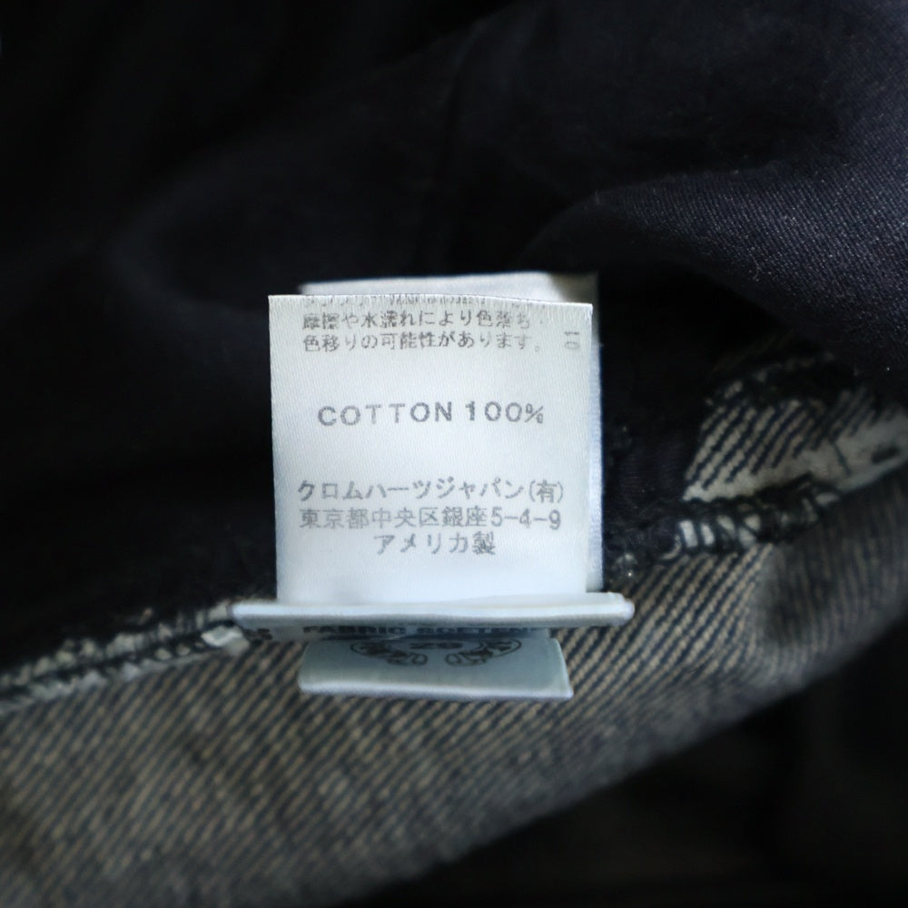 CHROME HEARTS(クロムハーツ) DENIM STRAIGHT PANTS 5POCKET デニムストレートパンツ5ポケット JVPタグ インディゴ