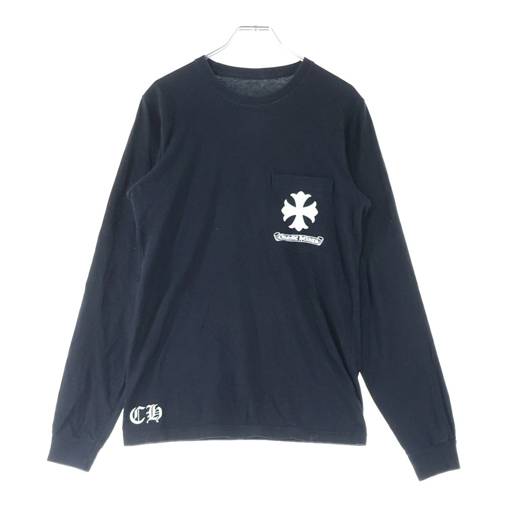 Chrome Hearts ブラック 長袖カットソー クロムハーツワッフルカットソーCHロゴブラック|クロムハーツ