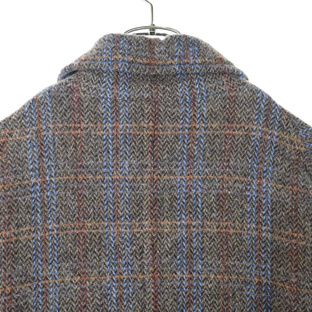 UNDERCOVER(アンダーカバー) 25AW ウールジップアップチェックステンカラーコート ベージュ UC2E4301