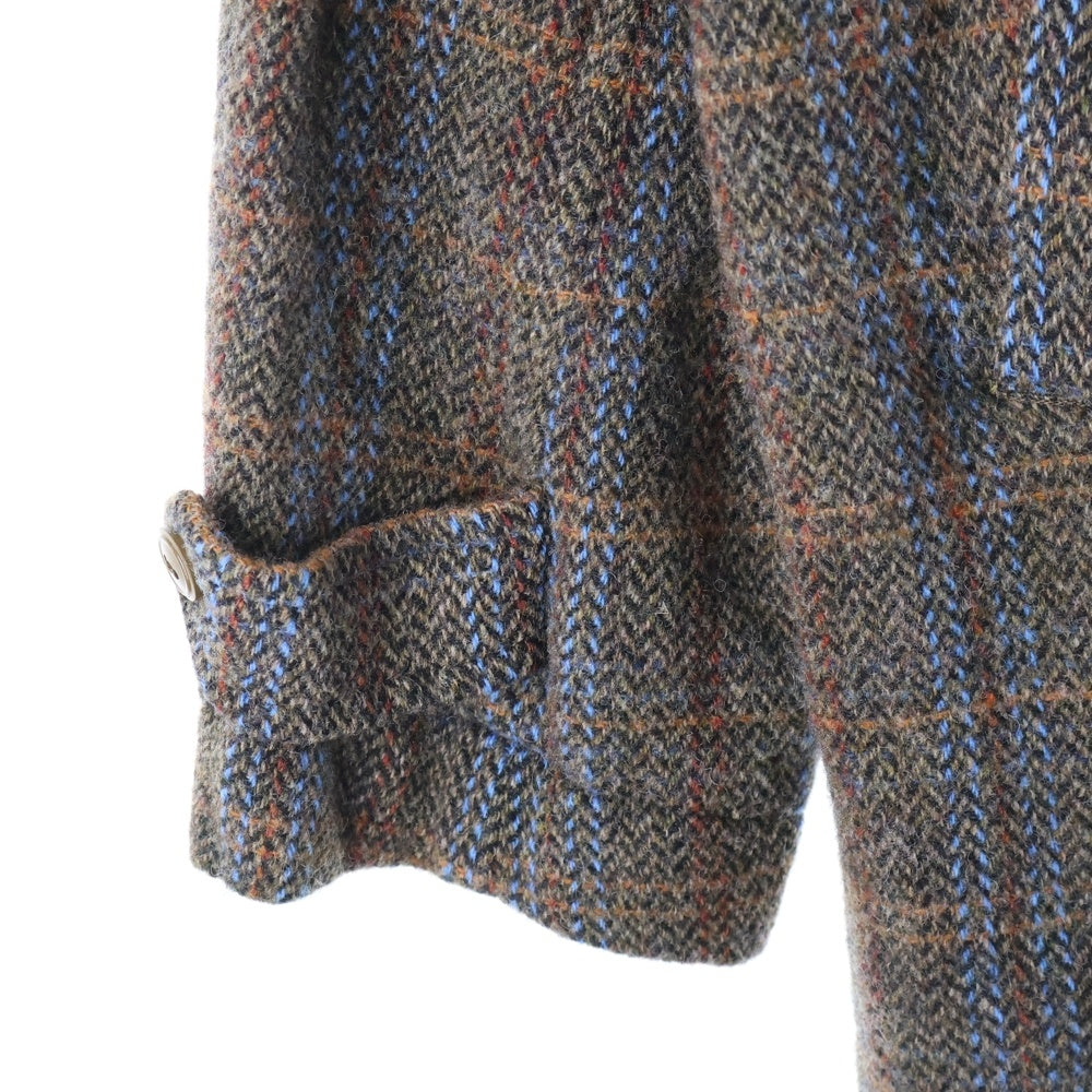 UNDERCOVER(アンダーカバー) 25AW ウールジップアップチェックステンカラーコート ベージュ UC2E4301