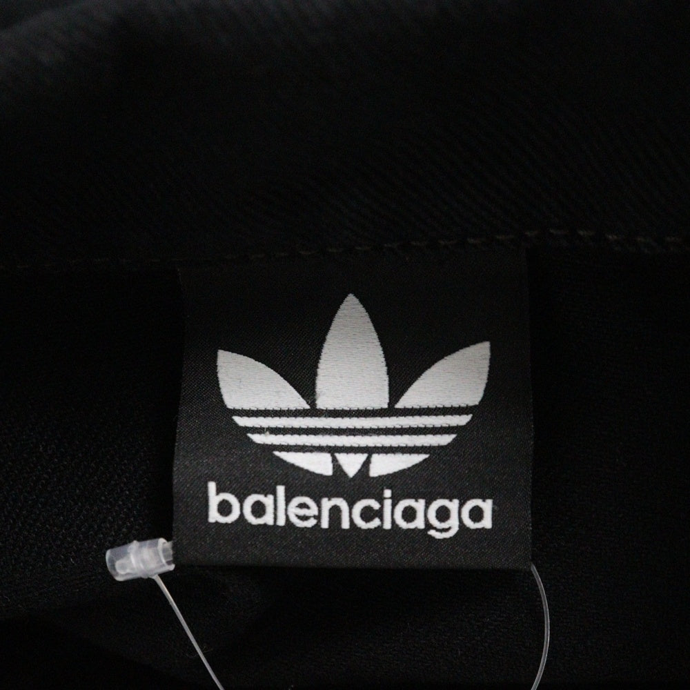 BALENCIAGA(バレンシアガ) 23SS ×adidas クラッシュ加工 サイドライン デニムジャケット 724775 TNW54