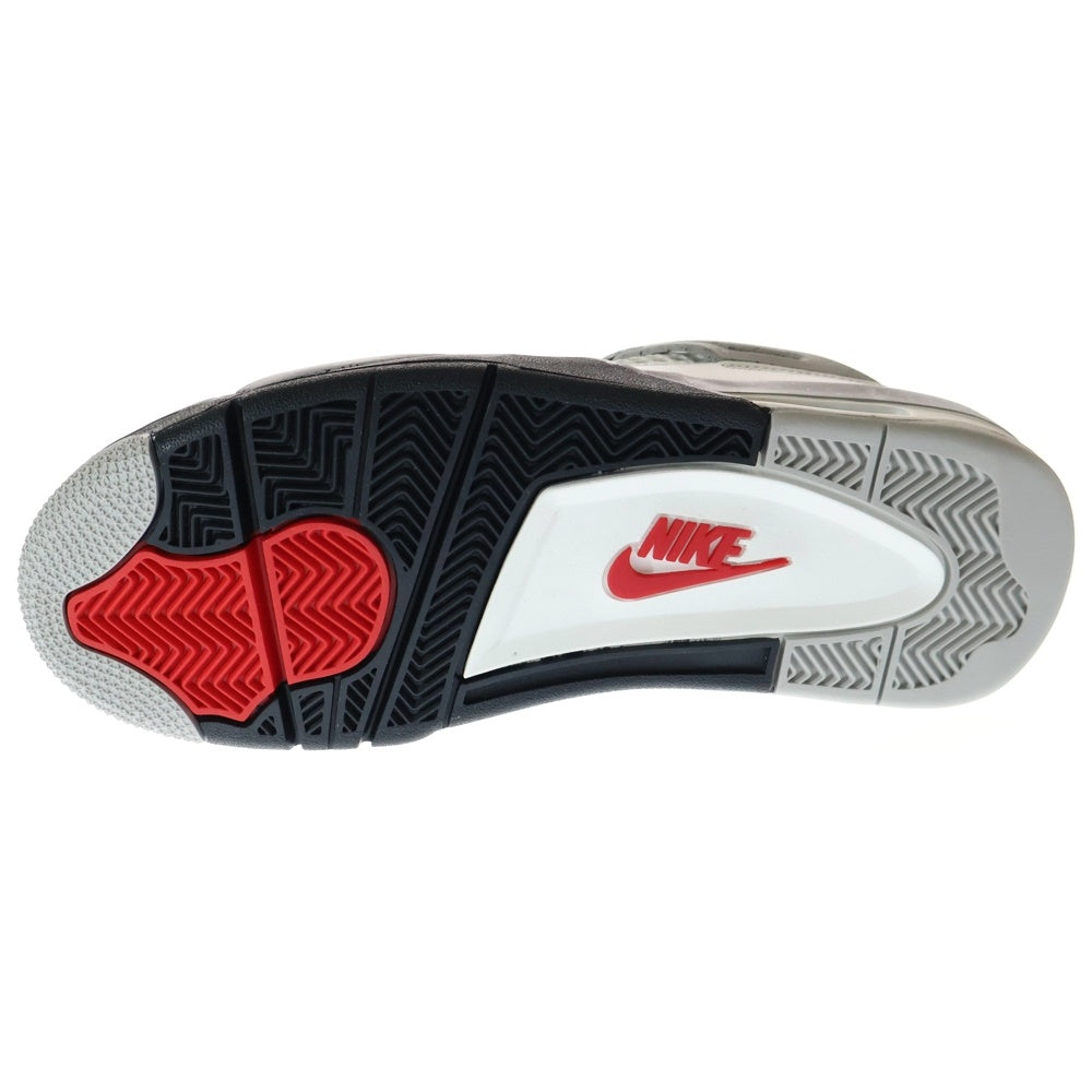 NIKE(ナイキ) AIR JORDAN 4 RETRO WHITECEMENT エアジョーダン4 レトロ ホワイト セメント ハイカットスニーカー ホワイト US8/26.0cm FV5029-100