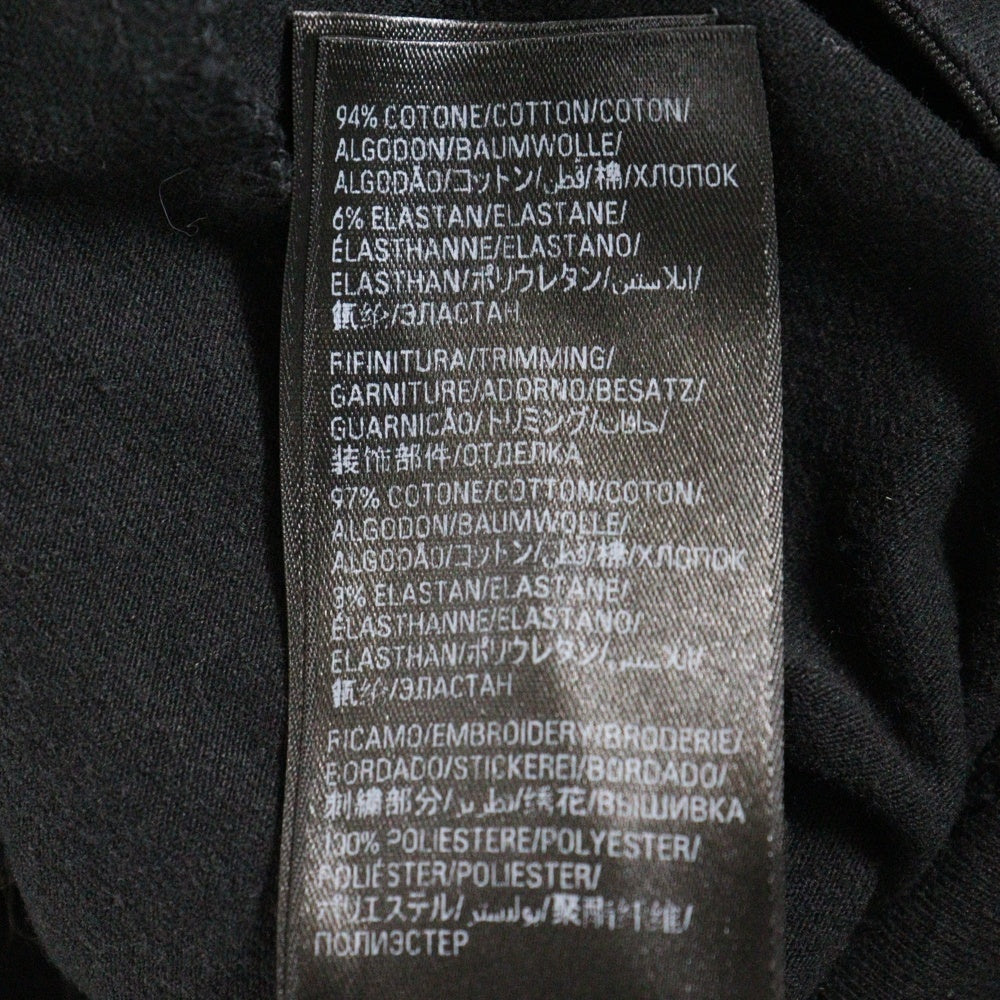 BALENCIAGA(バレンシアガ) Mini Dress739030 TOVR9 ストレッチジャージー 半袖ワンピース レディース ブラック