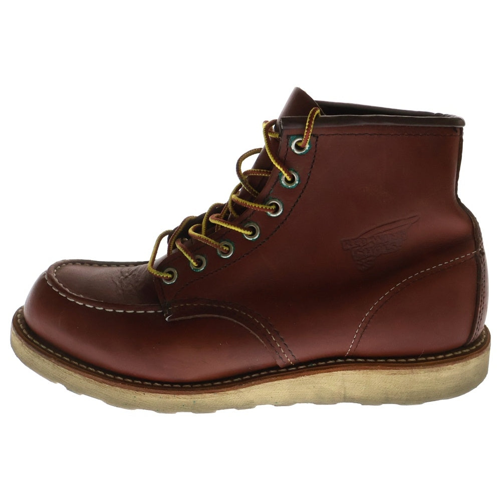 RED WING(レッド ウイング) HERITAGE 6INCH MOC TOE SMITH ヘリテージ モック トゥ スミスレザー ブーツ ブラウン 9106