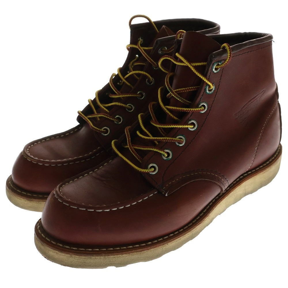 RED WING(レッド ウイング) HERITAGE 6INCH MOC TOE SMITH ヘリテージ モック トゥ スミスレザー ブーツ ブラウン 9106