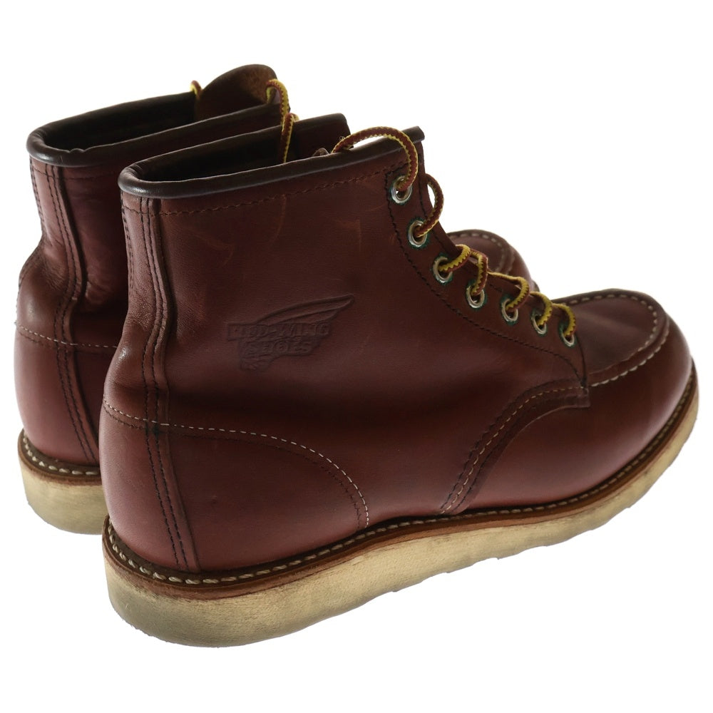RED WING(レッド ウイング) HERITAGE 6INCH MOC TOE SMITH ヘリテージ モック トゥ スミスレザー ブーツ ブラウン 9106
