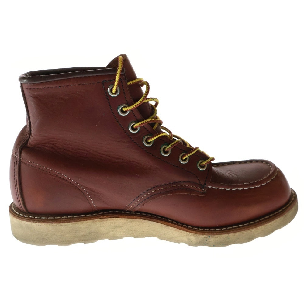 RED WING(レッド ウイング) HERITAGE 6INCH MOC TOE SMITH ヘリテージ モック トゥ スミスレザー ブーツ ブラウン 9106