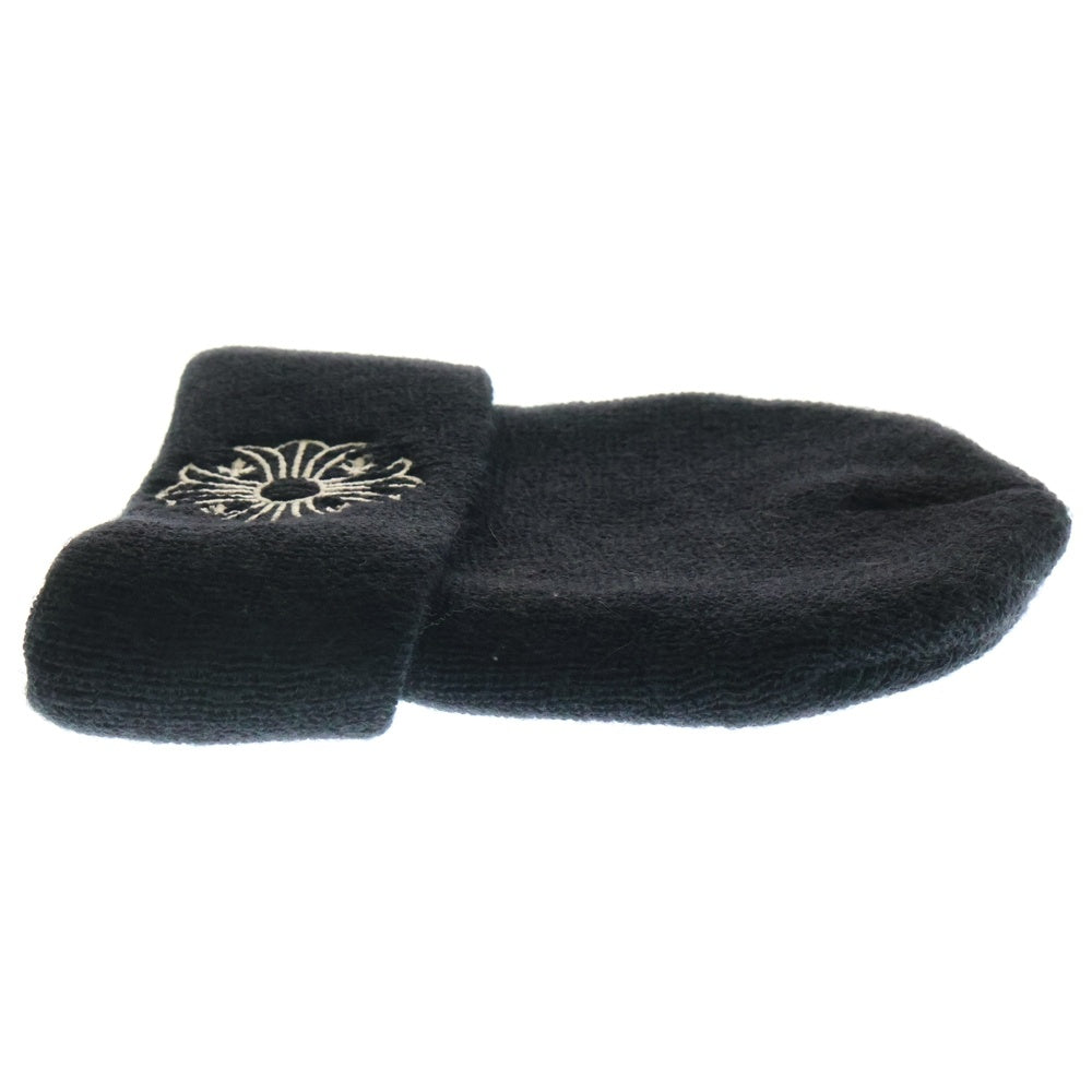 CHROME HEARTS(クロムハーツ) WOOL WATCH CAP CHプラス刺繍ウールビーニー ニット帽 ニットキャップ ブラック