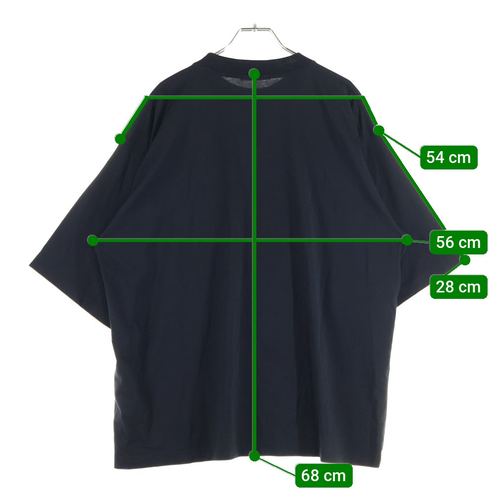 MARNI(マルニ) ロゴプリント クルーネックオーバーサイズカットソー Tシャツ ブラック HUMU0223P1USCS87