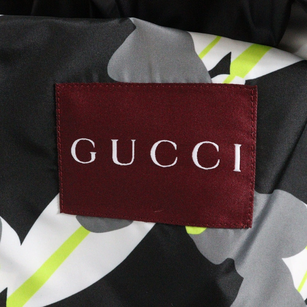 GUCCI(グッチ) Printed technical poplin zip jacket 総柄プリント プリントテクニカルジャケット ナイロンジャケット マルチ 824160