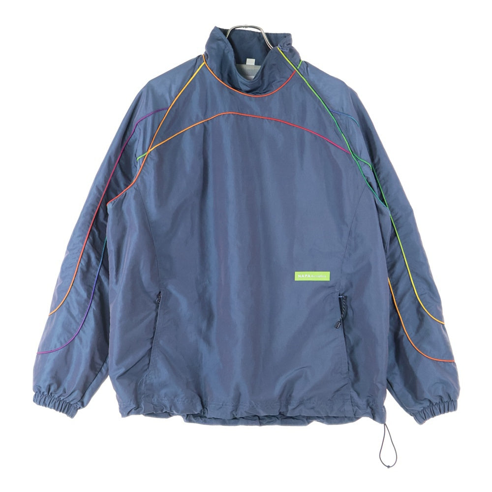 MARTINE ROSE(マーティンローズ) nylon jacket ドローコード ナイロンジャケット ブルゾン ブルー