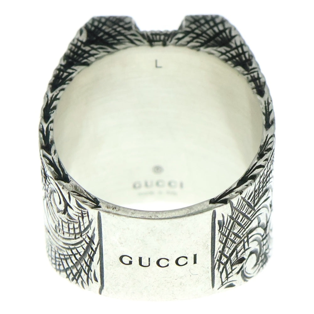GUCCI(グッチ) イニシャル アルファベットリング シルバー