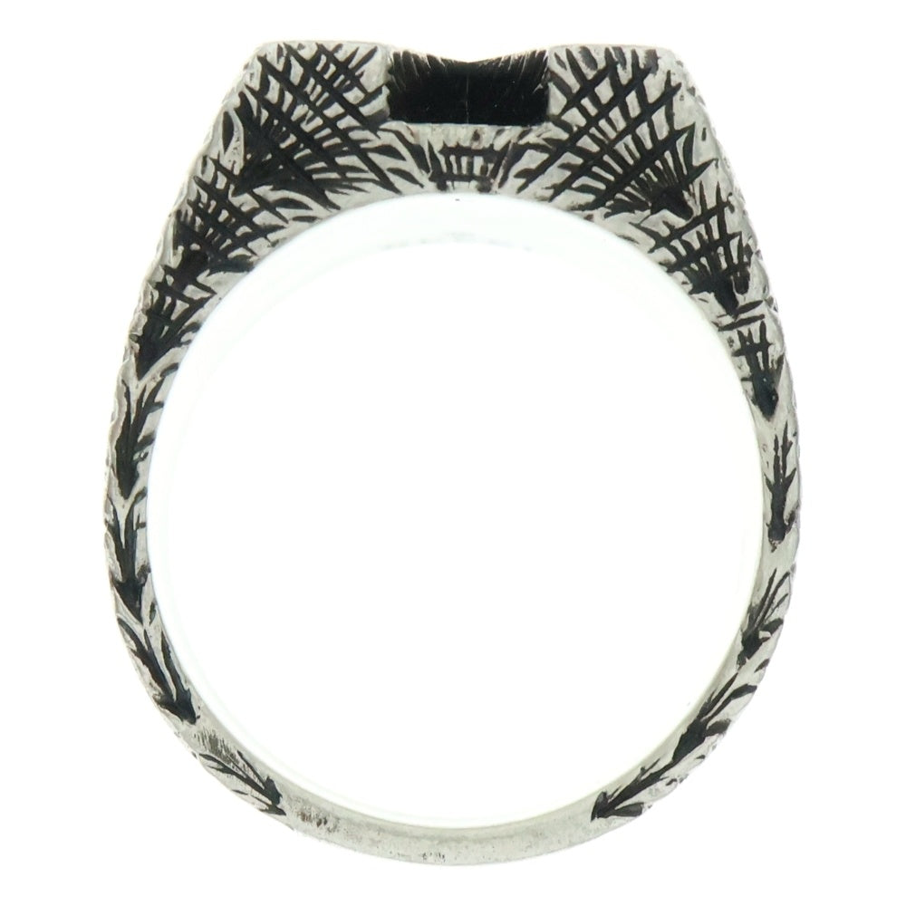 GUCCI シルバーリング ロゴ入り グッチ リング メンズ GUCCI 指輪 レディース シルバー スクエア