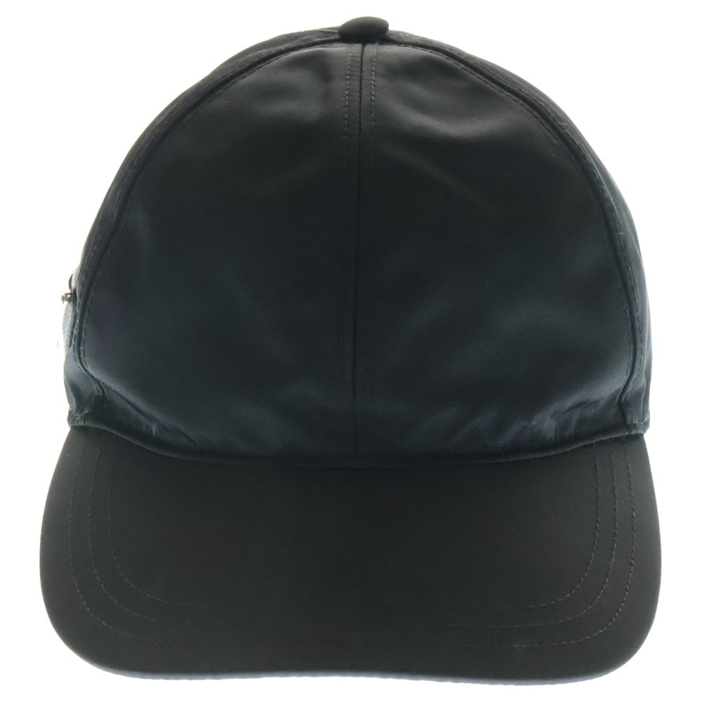 PRADA(プラダ) RE-NYLON トライアングルロゴ キャップ 帽子 ブラック 2HC274