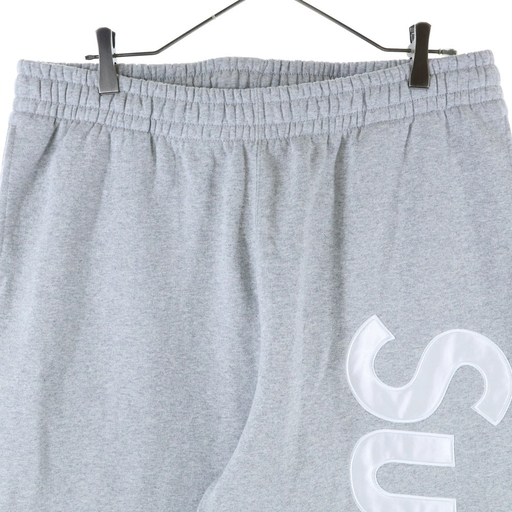 SUPREME(シュプリーム) 24AW Satin Applique Sweatpant サテンアップリケ スウェット ロング パンツ グレー