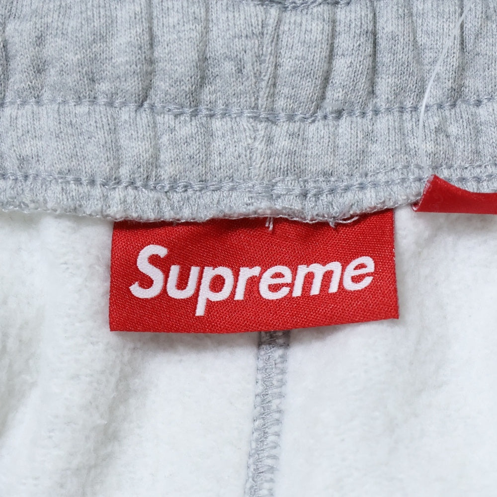 SUPREME(シュプリーム) 24AW Satin Applique Sweatpant サテンアップリケ スウェット ロング パンツ グレー