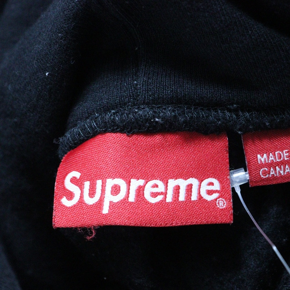 SUPREME(シュプリーム) 22SS Bling Box Logo Hooded Sweatshirt ブリング ボックスロゴ プルオーバーパーカー フーディ ブラック