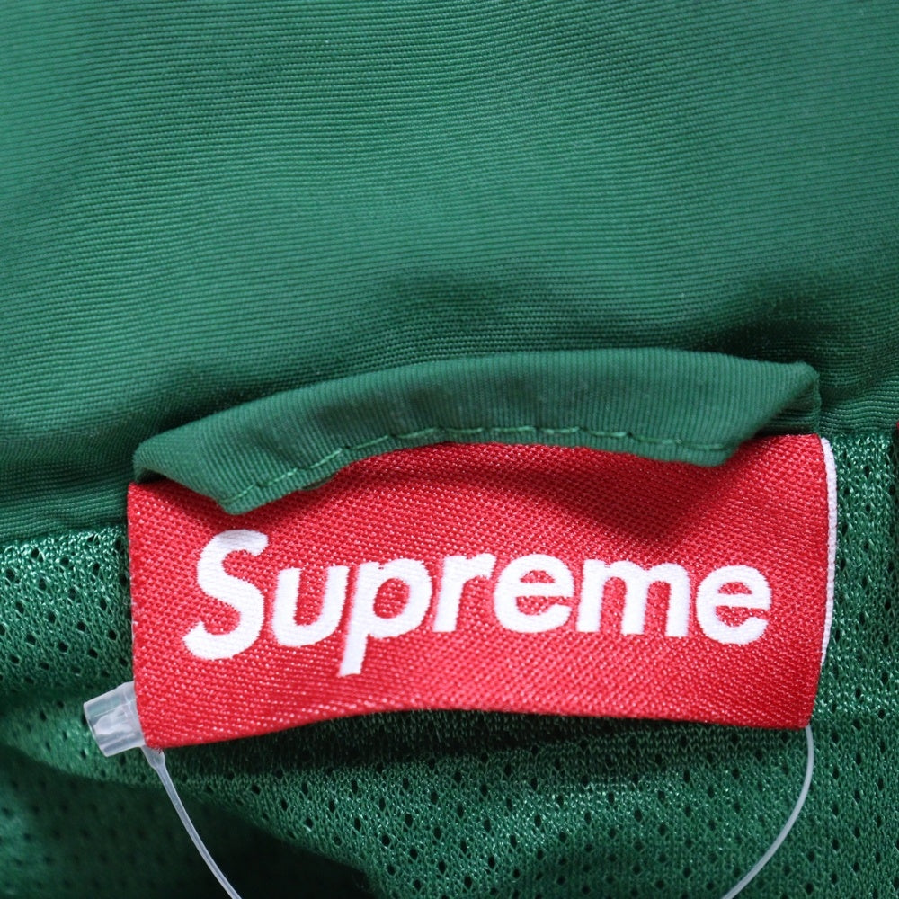 SUPREME(シュプリーム) 24AW Spellout Embroidered Track Jacket スペルアウト ジップアップトラックジャケット グリーン