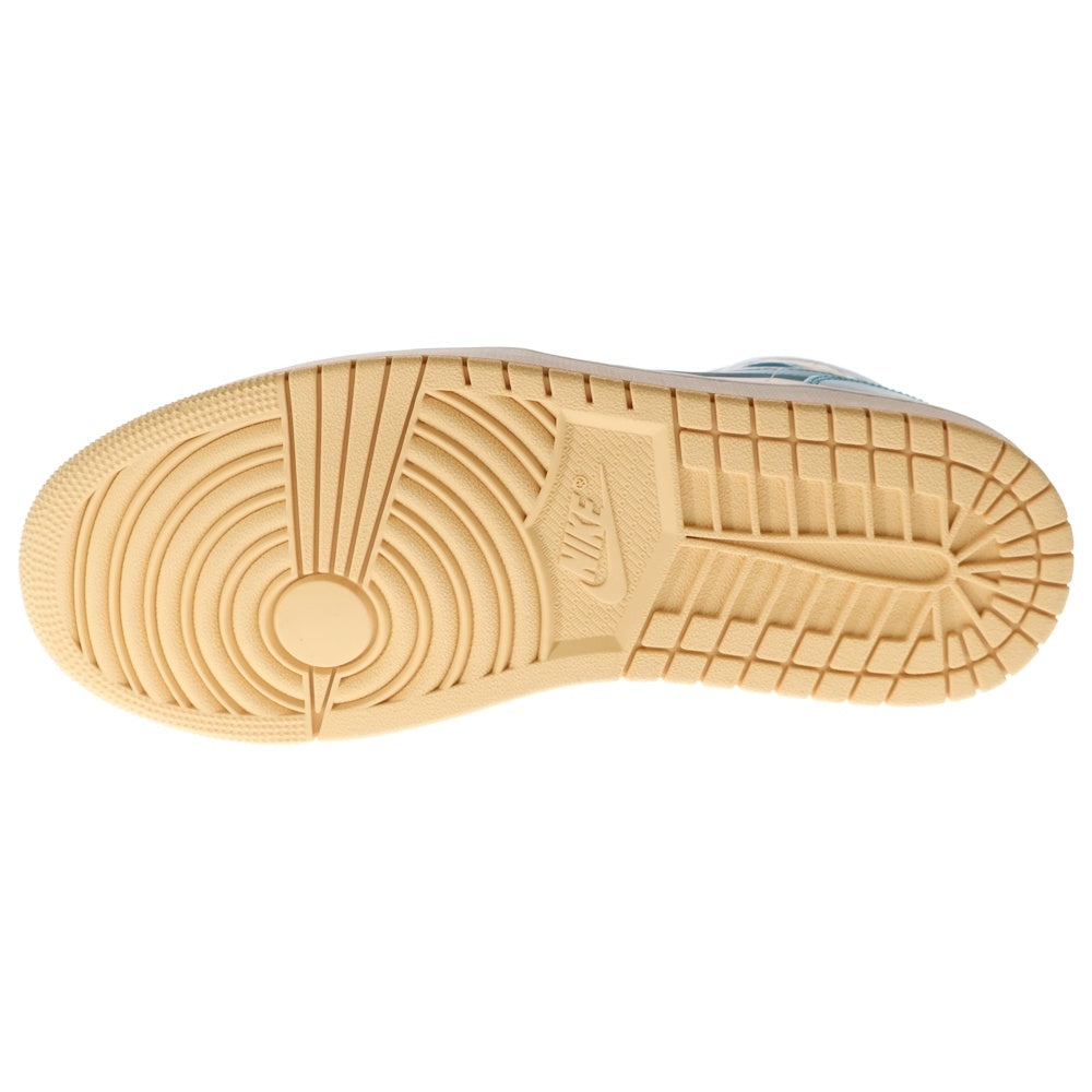 NIKE(ナイキ) AIR JORDAN 1 MIDD AQUATONE DQ8426-400 エアジョーダン1 ミドルカットスニーカー アクアトーン ホワイト/ブルー US9.5/27.5cm