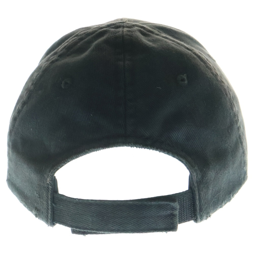 BALENCIAGA(バレンシアガ) 24SS DIY METAL OUTLINE CAP 771963 ダイメタル アウトライン 6パネルキャップ 帽子 ブラック