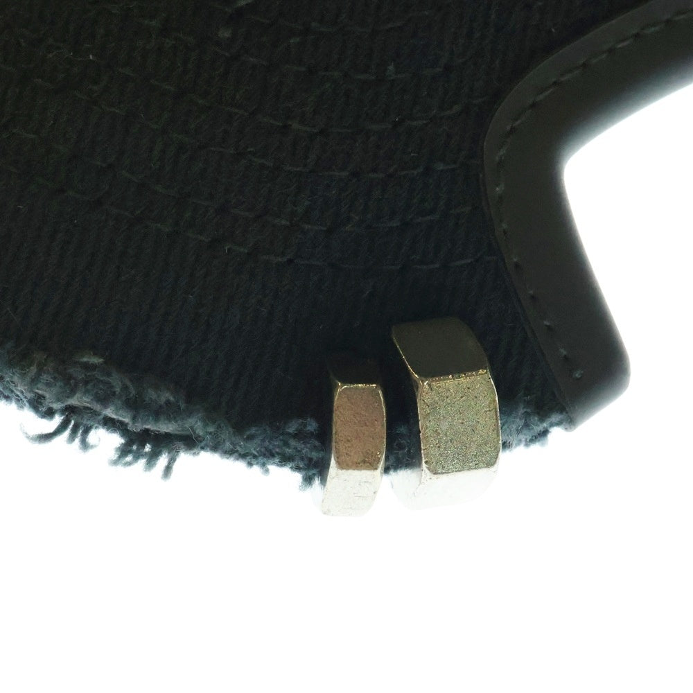 BALENCIAGA(バレンシアガ) 24SS DIY METAL OUTLINE CAP 771963 ダイメタル アウトライン 6パネルキャップ 帽子 ブラック