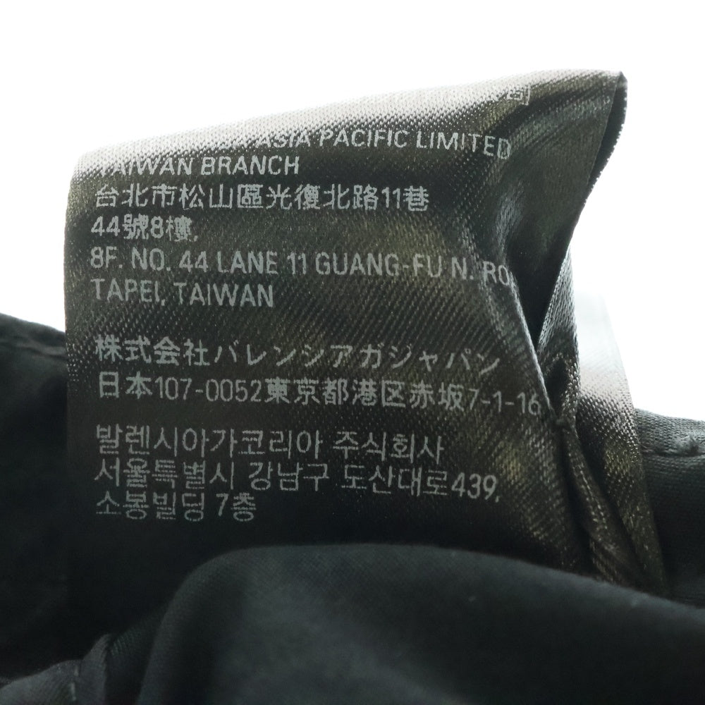 BALENCIAGA(バレンシアガ) 24SS DIY METAL OUTLINE CAP 771963 ダイメタル アウトライン 6パネルキャップ 帽子 ブラック