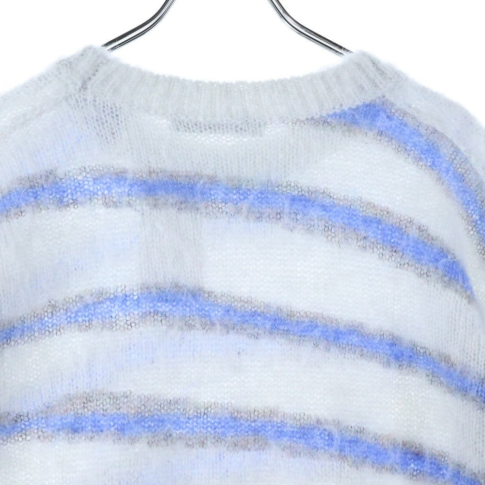 Acne Studios(アクネ ストゥディオズ) MOHAIR BLEND JUMPER FN-MN-KNIT000449 モヘアウール ボーダーニット セーター グレー レディース