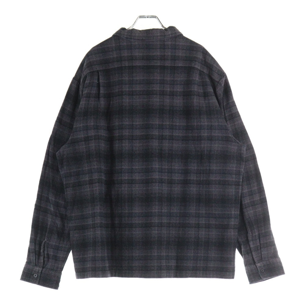 SUPREME(シュプリーム) 21SS Plaid Flannel Shirt プレイドフランネル 長袖シャツ グレー