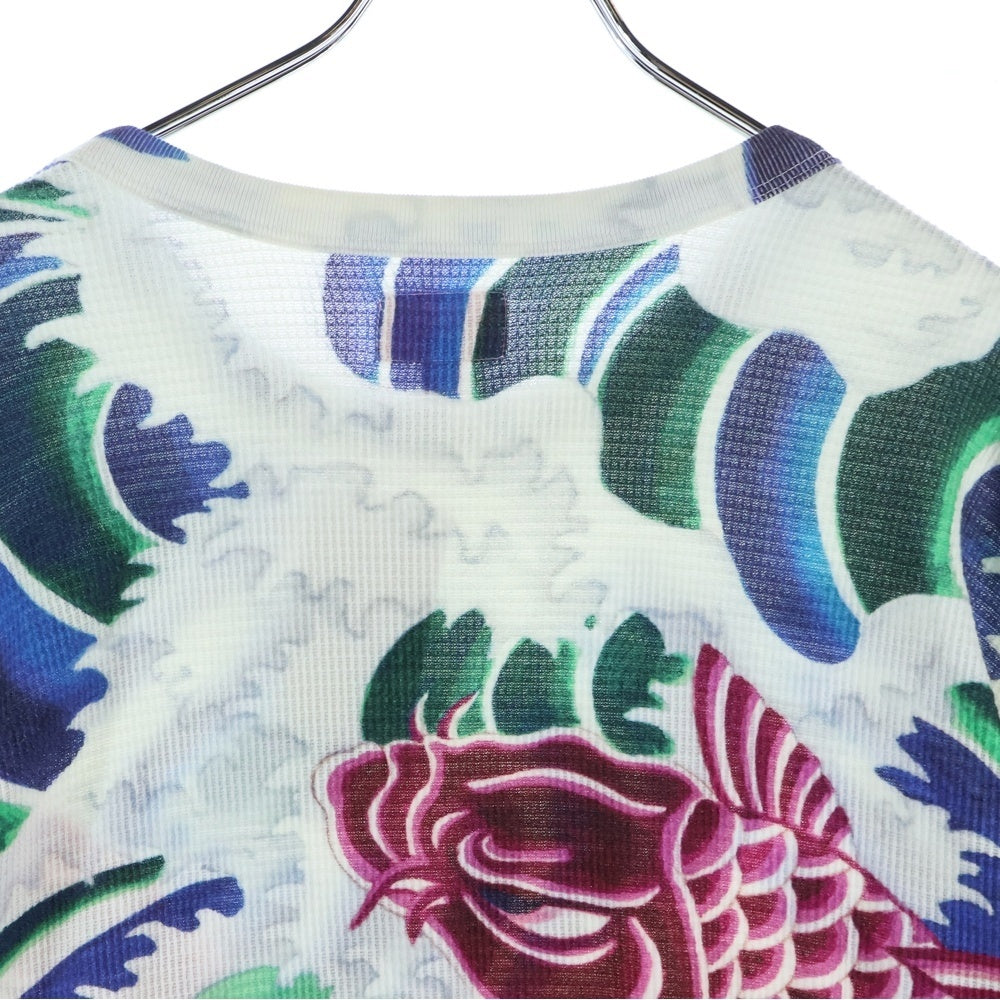 SUPREME(シュプリーム) 20SS Waves L/S Top 和柄 長袖 サーマル ニットカットソー マルチ