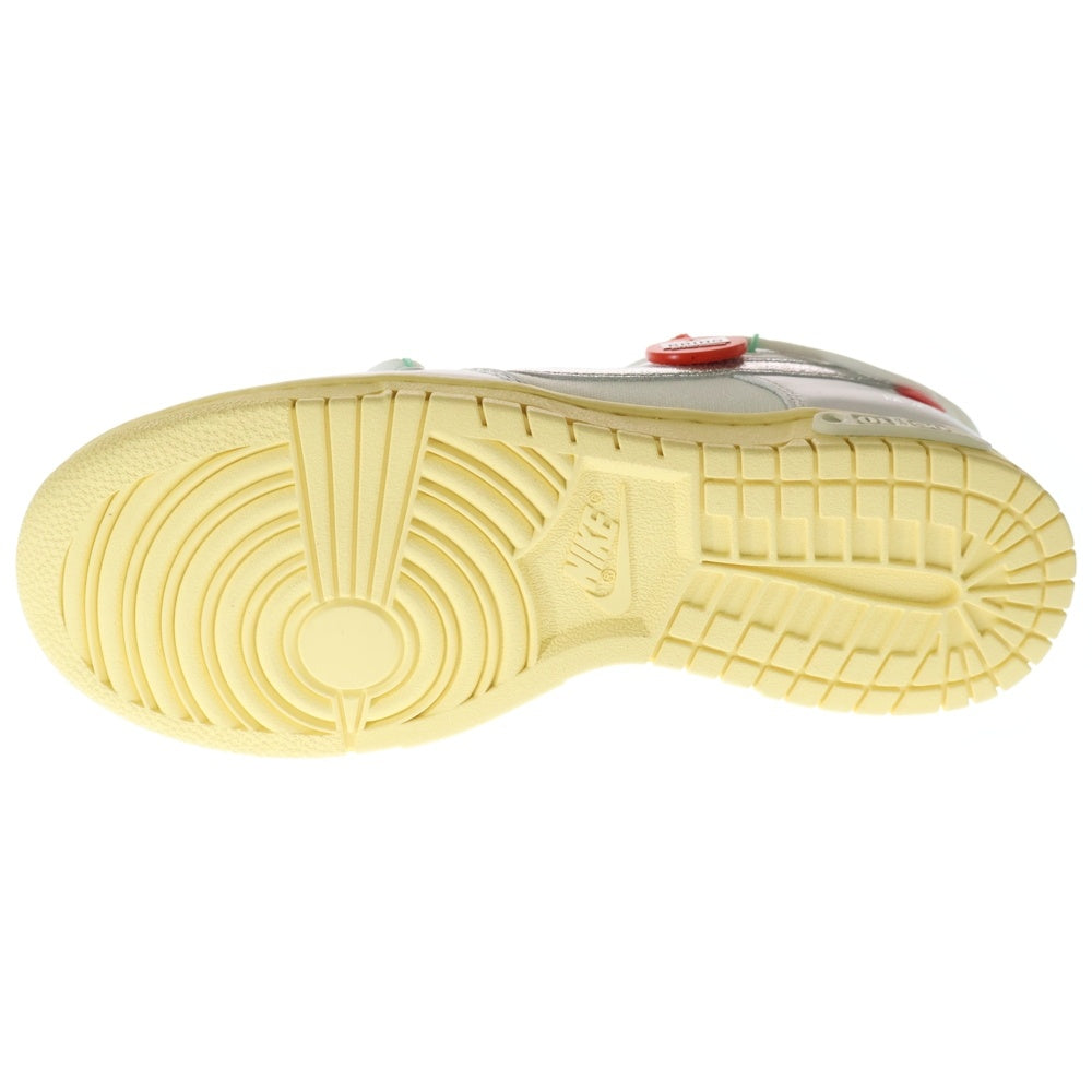 NIKE(ナイキ) ×OFF-WHITE DUNK LOW 1 OF 50 オフホワイト ダンクロー 1オブ50 ローカットスニーカー ホワイト US8.5/26.5cm DM1602-127