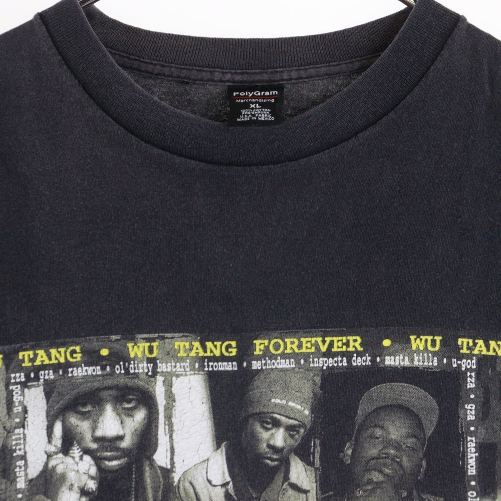 VINTAGE(ヴィンテージ) 90s VINTAGE WU-TANG CLAN FOREVER TEE ウータンクラン プリント半袖Tシャツ ブラック