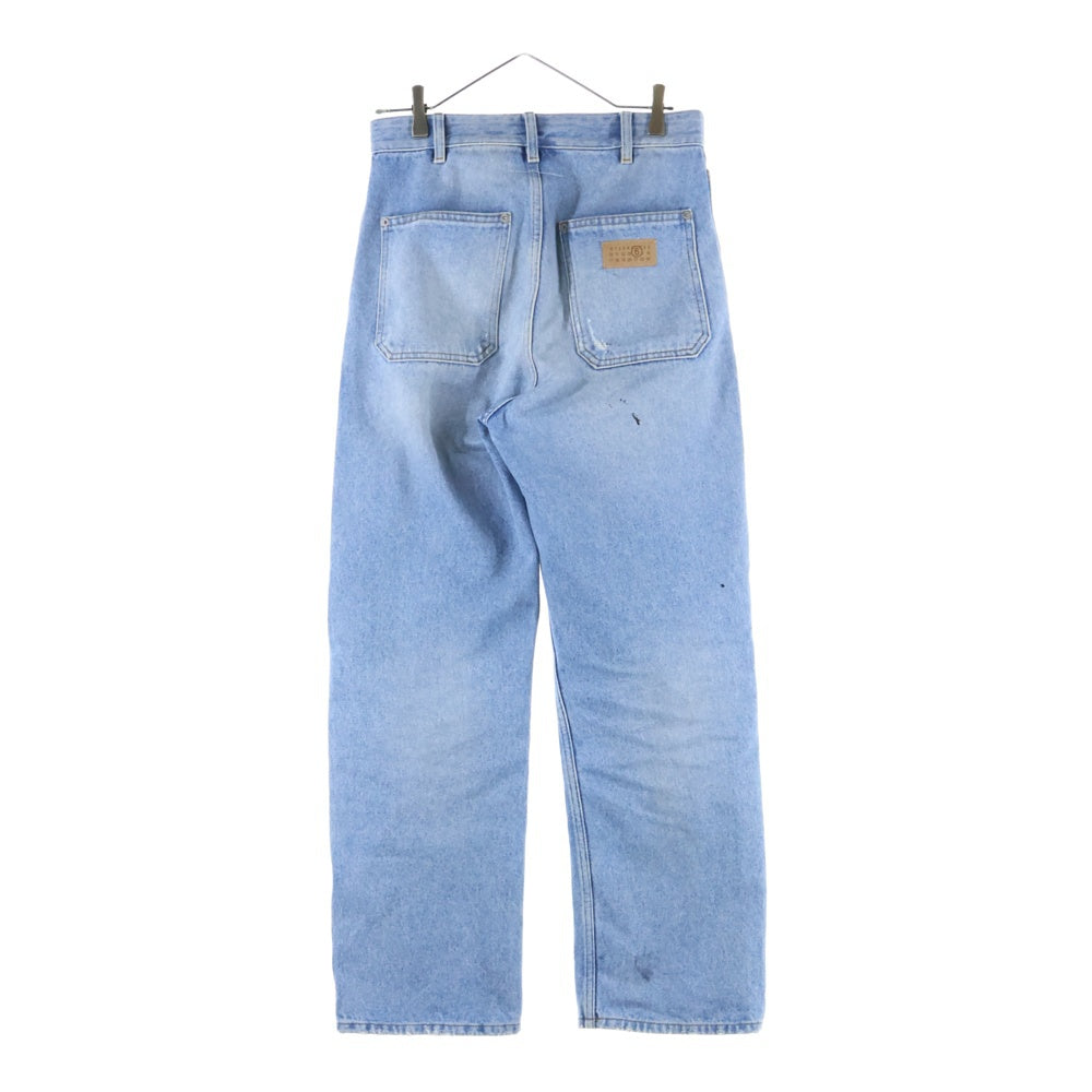 MM6 Maison Margiela(エムエムシックスメゾンマルジェラ) PANTS 5 POCKETS ダメージ加工 デニムパンツ インディゴ SH2LA0017