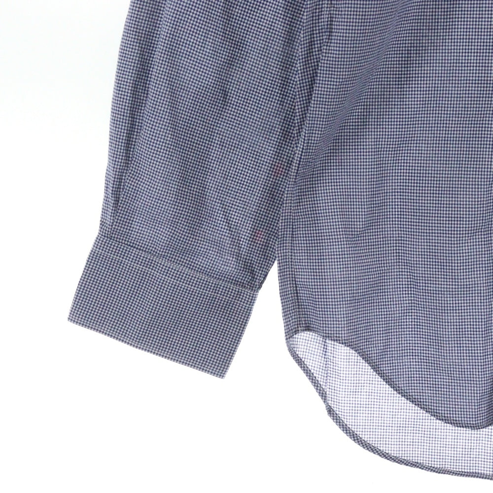 SUPREME(シュプリーム) 13SS×COMME des GARCONS SHIRT Gusset Shirt コムデギャルソン ガゼット ボタンダウン ギンガムチェック 長袖シャツ ホワイト/ブルー S1SS13