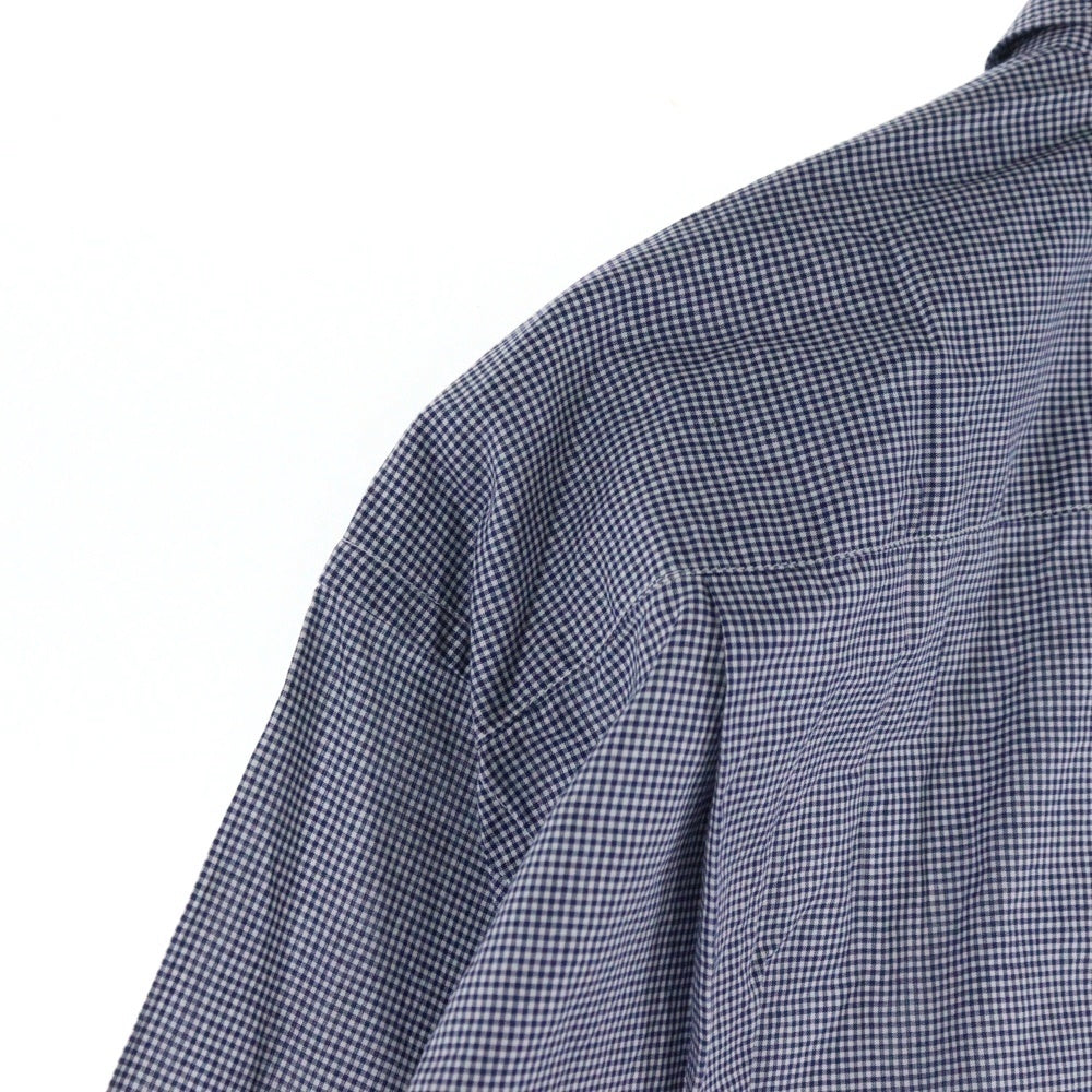 SUPREME(シュプリーム) 13SS×COMME des GARCONS SHIRT Gusset Shirt コムデギャルソン ガゼット ボタンダウン ギンガムチェック 長袖シャツ ホワイト/ブルー S1SS13
