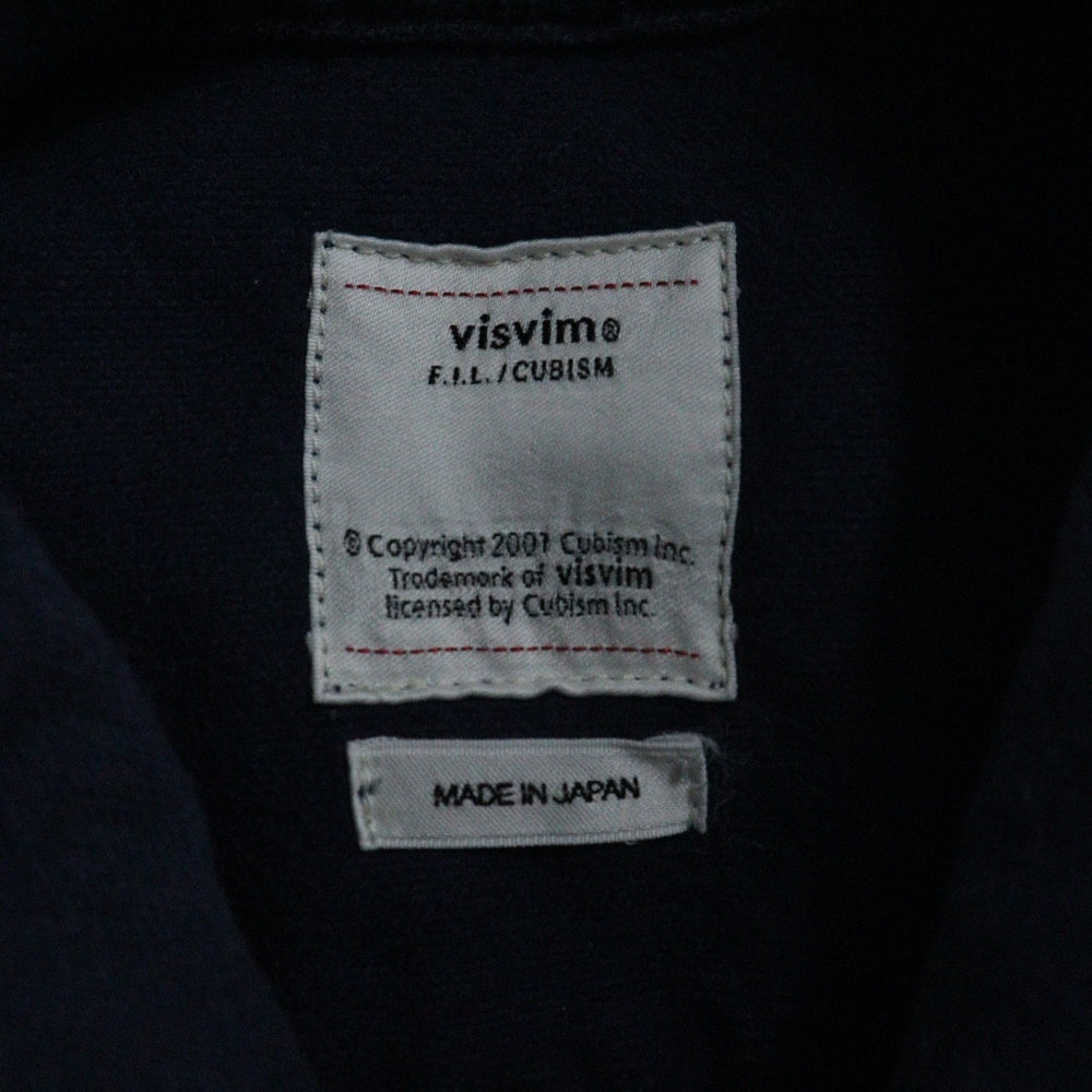 VISVIM(ヴィスヴィム) 18SS BLACK ELK FLANNEL 0118105011011 ブラックエルフランネル 長袖シャツ ネイビー