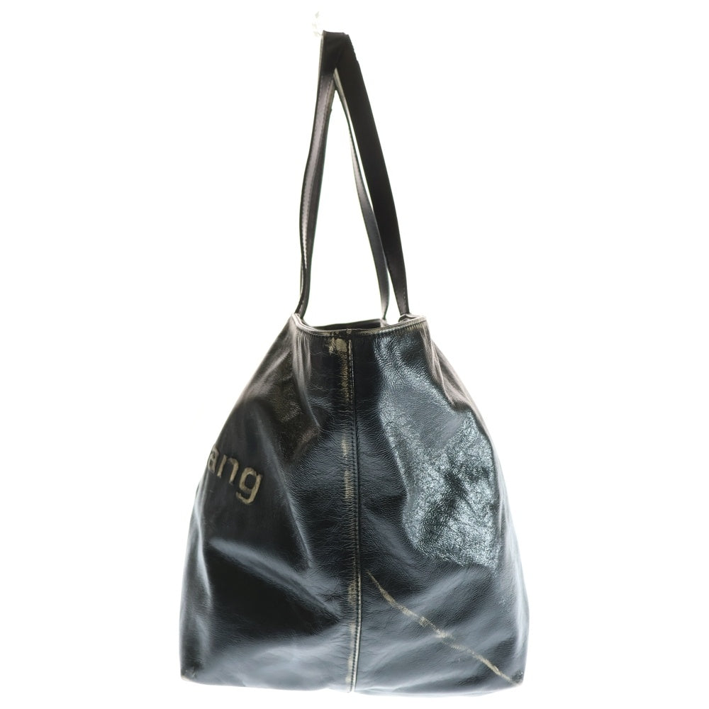 ALEXANDER WANG(アレキサンダーワン) Punch Brushed Effect Leather Tote パンチ ブラッシュド エフェクト レザー トートバッグ ブラック